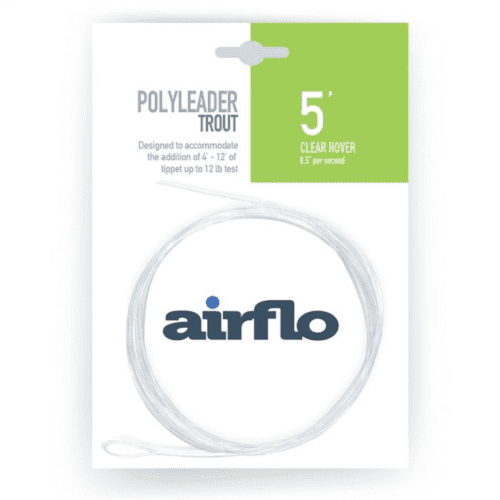 airflo trout polyleader 5 clear hover