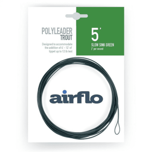 airflo trout polyleader 5 slow sink green