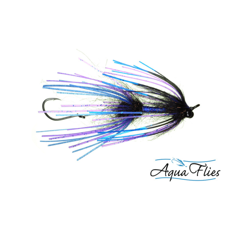 aqua flies sili leg intruder black blue