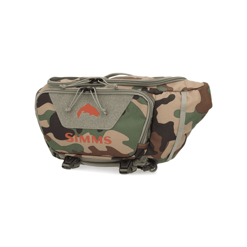 simms tributary hip pack woodland camo 3 1