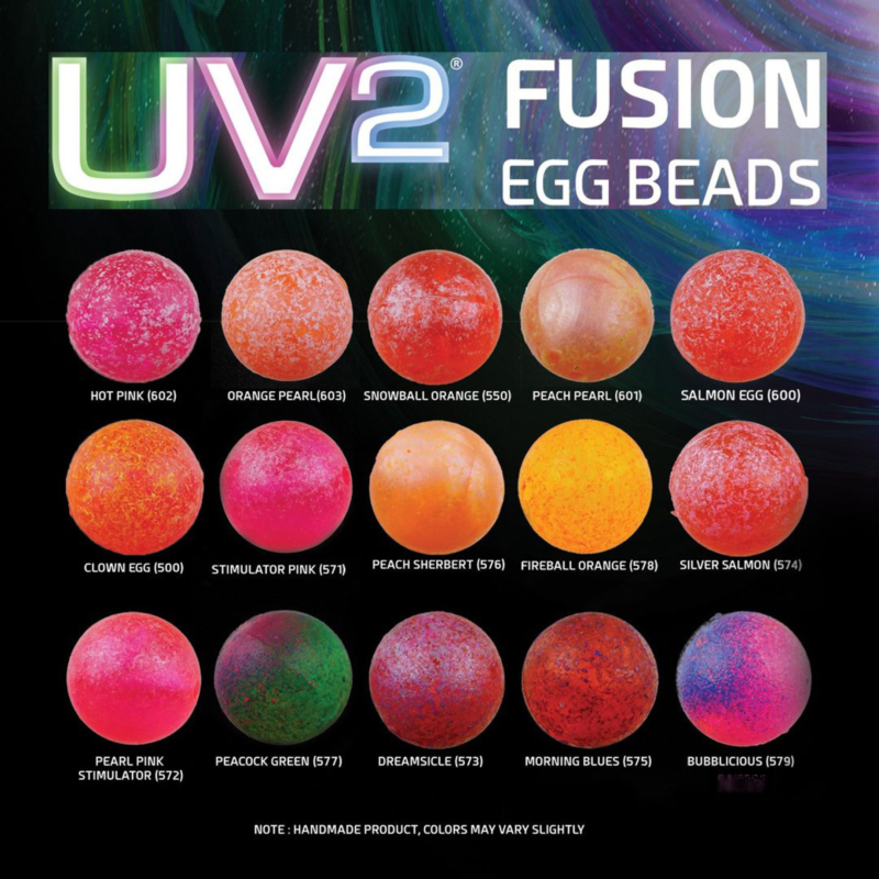 spirit river uv2 fusion egg beads